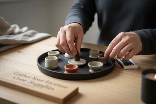 incense cone handling tutorial