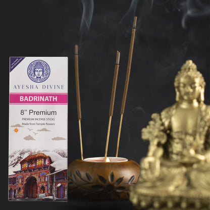 🕉️ Ayesha Divine Badrinath Premium Incense Sticks – 8” (80 Sticks)