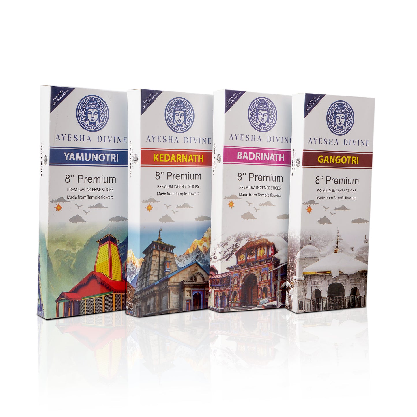 🕉️ Ayesha Divine Badrinath Premium Incense Sticks – 8” (80 Sticks)