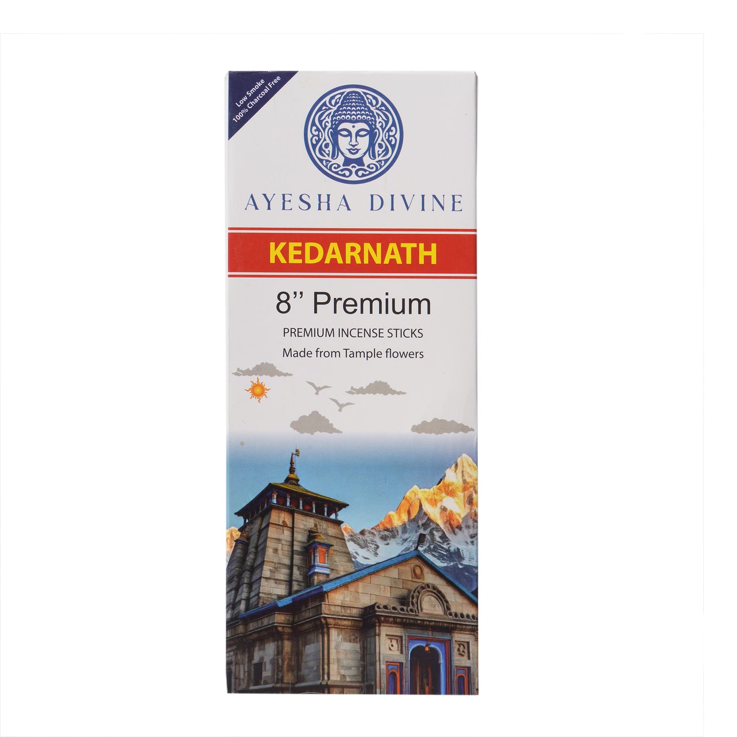 🕉️ Ayesha Divine Kedarnath Premium Incense Sticks – 8” (80 Sticks)
