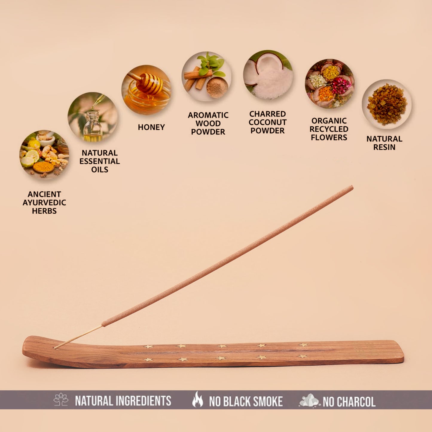 🕉️ Ayesha Divine Kedarnath Premium Incense Sticks – 8” (80 Sticks)