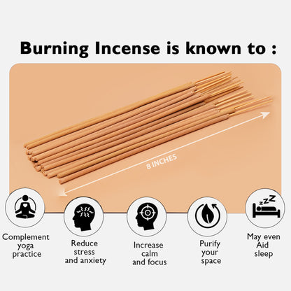 🕉️ Ayesha Divine Kedarnath Premium Incense Sticks – 8” (80 Sticks)
