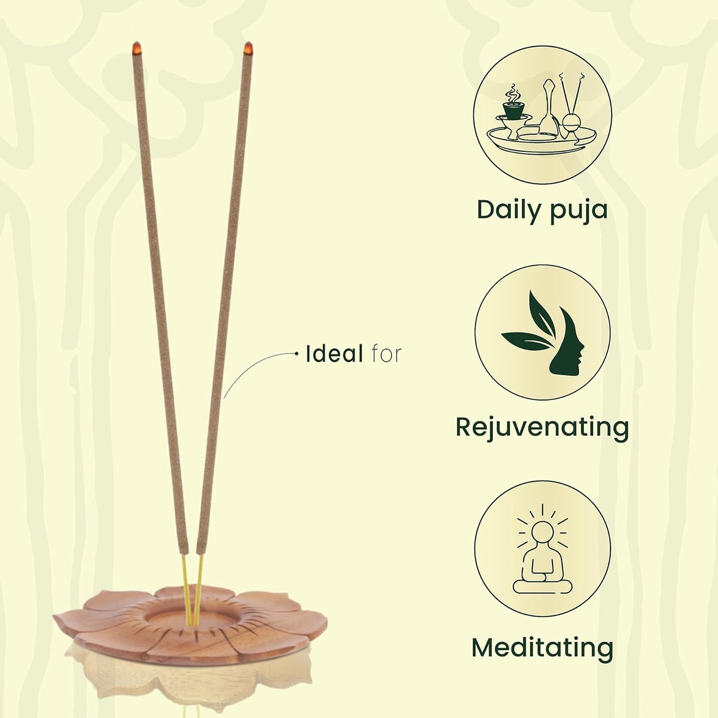 Ayesha Divine – Yamunotri Premium Incense Sticks (80 Count)