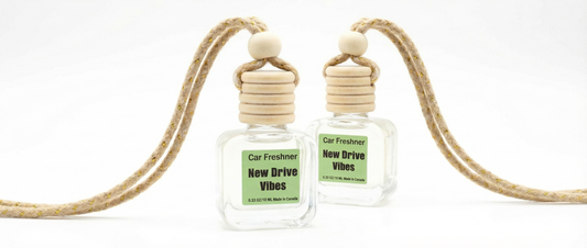 New Drive Vibes 10ml Hanging Car Air Freshener Diffuser – Refillable 2-Pack